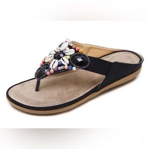 Siketu Summer Sandals Black Size 40 see chart